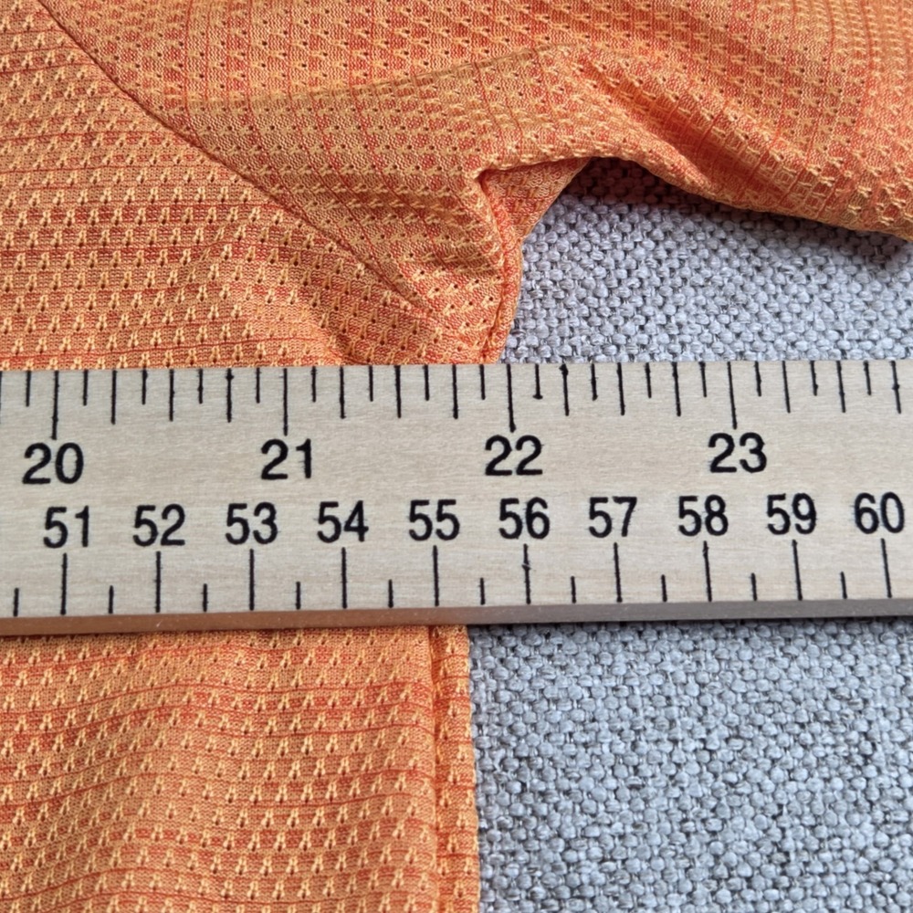 Tommy Bahama Island Zone Short Sleeve Orange Polo Shirt Men's M Polyester Golf - Picture 8 of 9